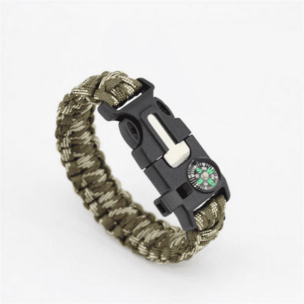 Stainless tooth type Multiple use portable outdoor survival bracelet saw 33 gear